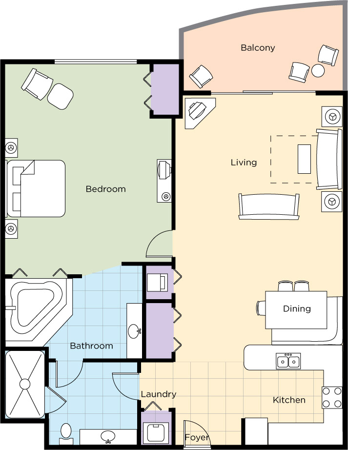 Shelby Resorts One Bedroom Deluxe