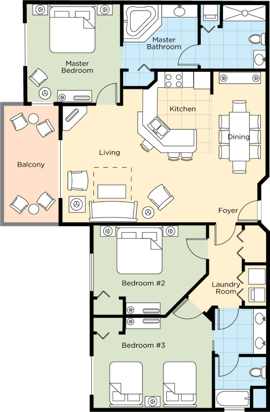  Three Bedroom Deluxe